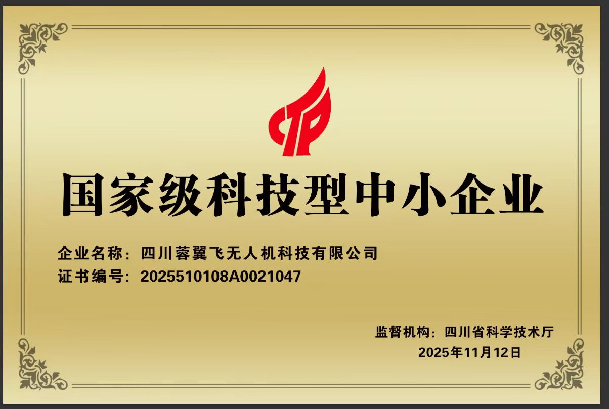 喜报！翼启低空荣获国家级科技型中小企业认定，硬核实力再获官方背书