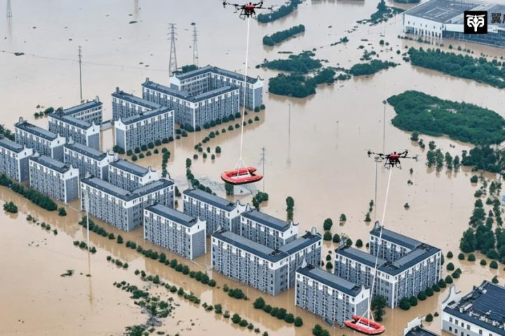 道路阻断之后,翼启低空重载无人机打通应急救援 “空中生命补给通道”!